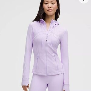 Lululemon Define Nulu Jacket Hooded Lavender Frost size 14 💜